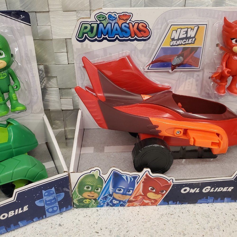PJMASKS Bundle Owl Glider Gekko-Mobile Cat-Car - Picture 3 of 5